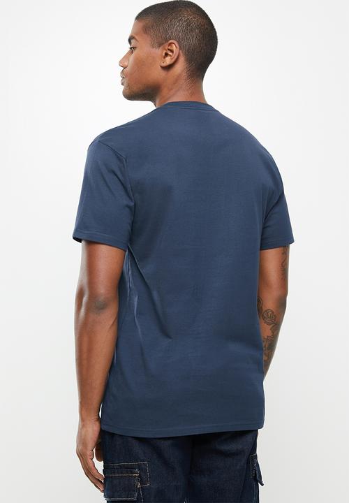 Vans - Left chest logo tee -  navy