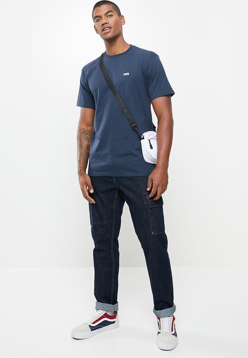 Vans - Left chest logo tee -  navy