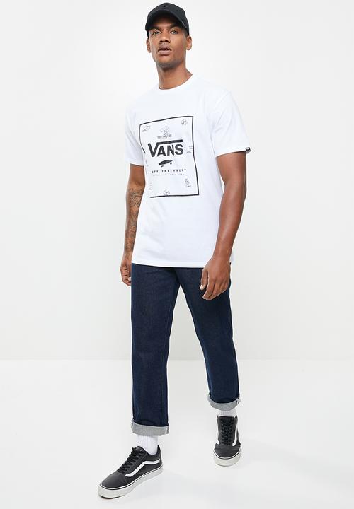 Vans - Classic print box tee - white