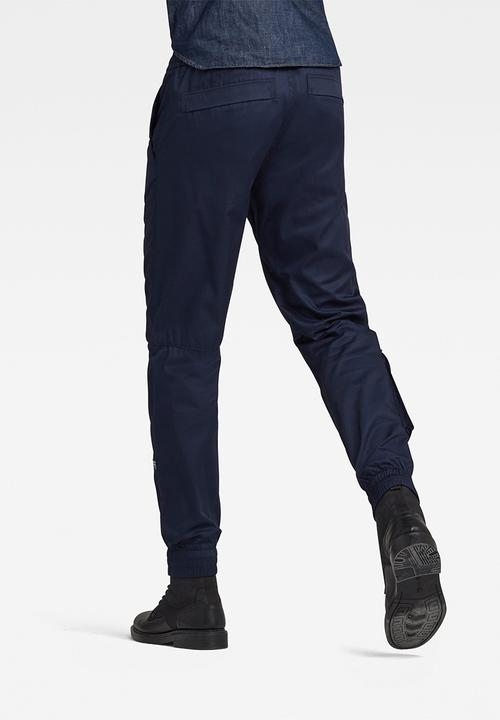 G-STAR - Relaxed cuffed trainer chino - sartho blue