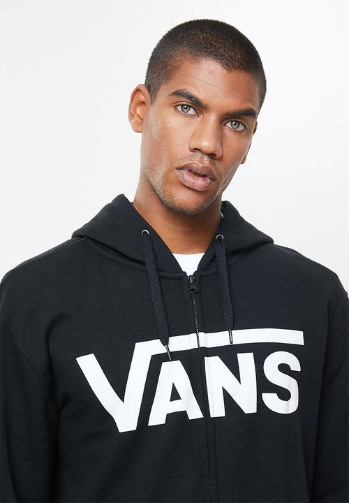 Vans - Vans classic zip hoodie ii - black & white