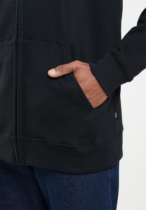 Vans - Vans classic zip hoodie ii - black & white