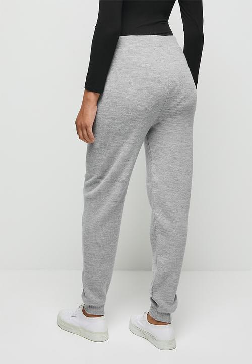 edit - Knitwear harem pant - grey 