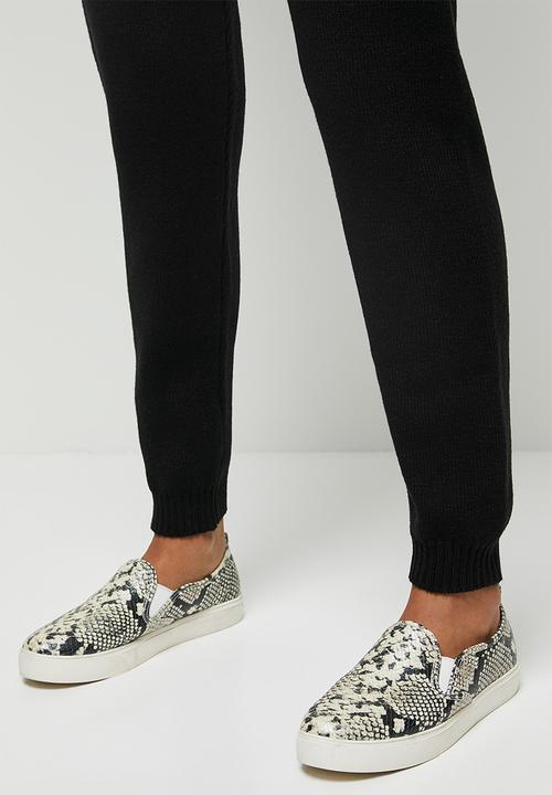 edit - Knitwear harem pant - black