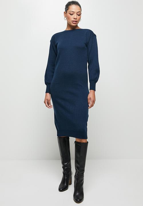 edit - Slashneck collumn midi - navy