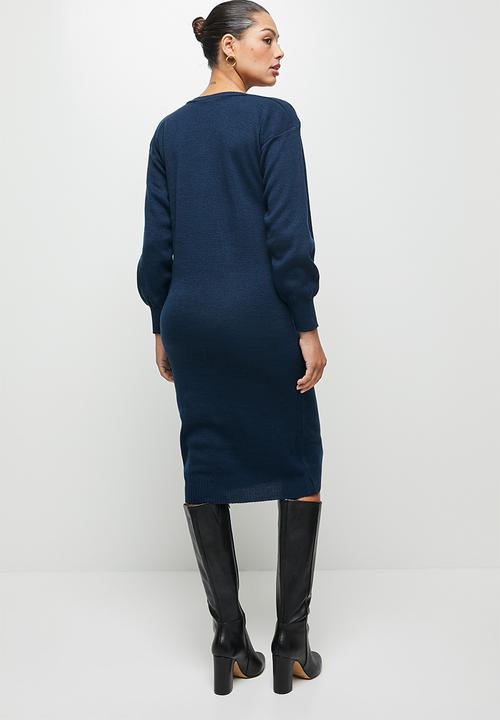 edit - Slashneck collumn midi - navy