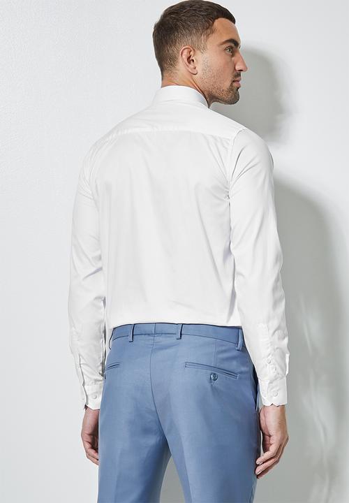 Superbalist - Jos slim fit cotton sateen long sleeve shirt - multi