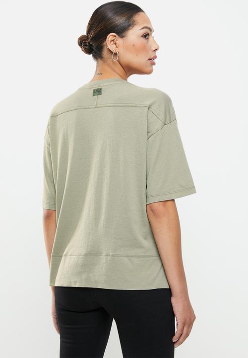 G-STAR - Loose fit big object print tee - grey