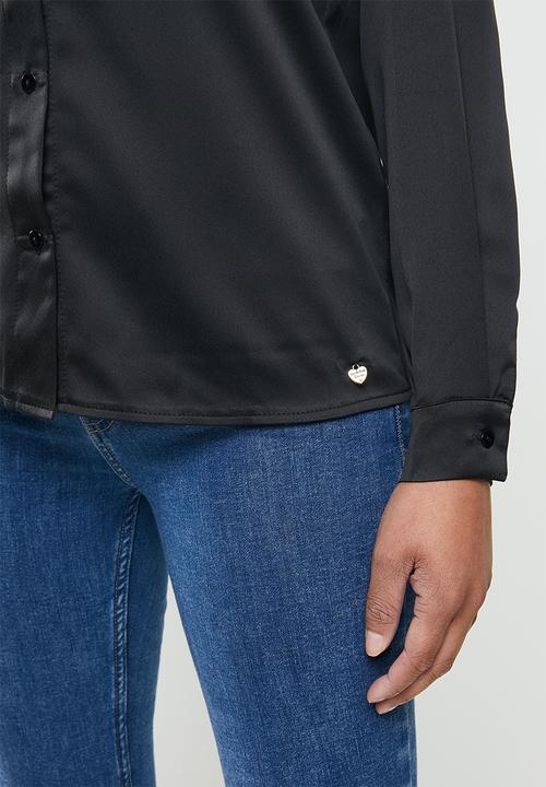 SISSY BOY - Fringe binge shirt - black
