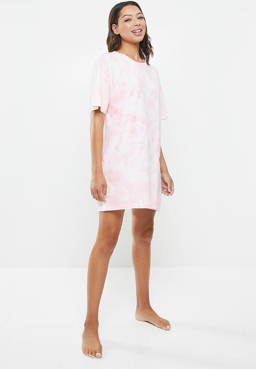 Cotton On - 90 s t-shirt nightie - pink 