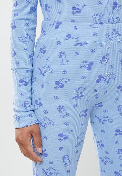 Cotton On - Waffle long john - blue