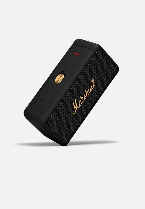 Marshall - Emberton bt portable speaker - black & brass