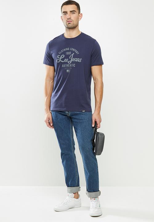 Lee  - Authentic tee - navy