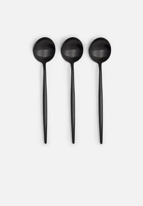 Finery - Cutlery 24pc set - carbon black