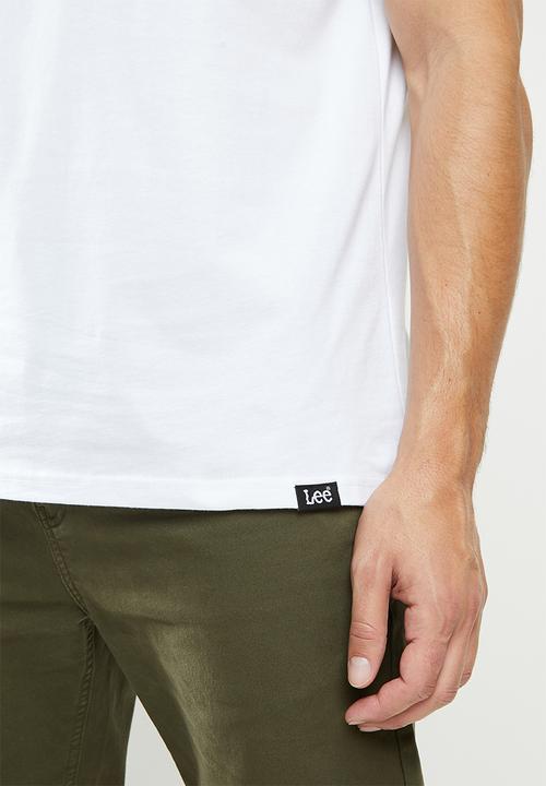 Lee  - Stitched jean - white