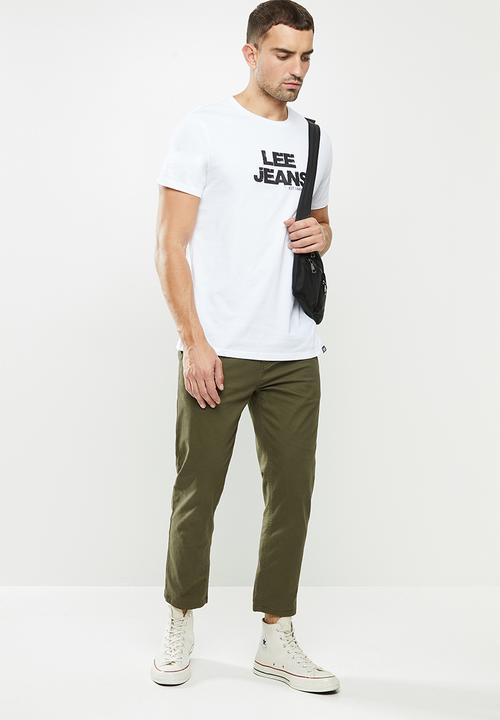 Lee  - Stitched jean - white