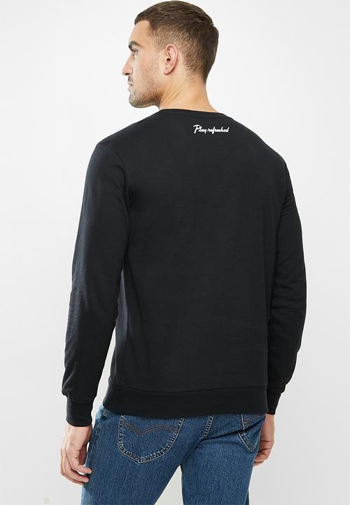 Lee  - Split panel coke sweat - black