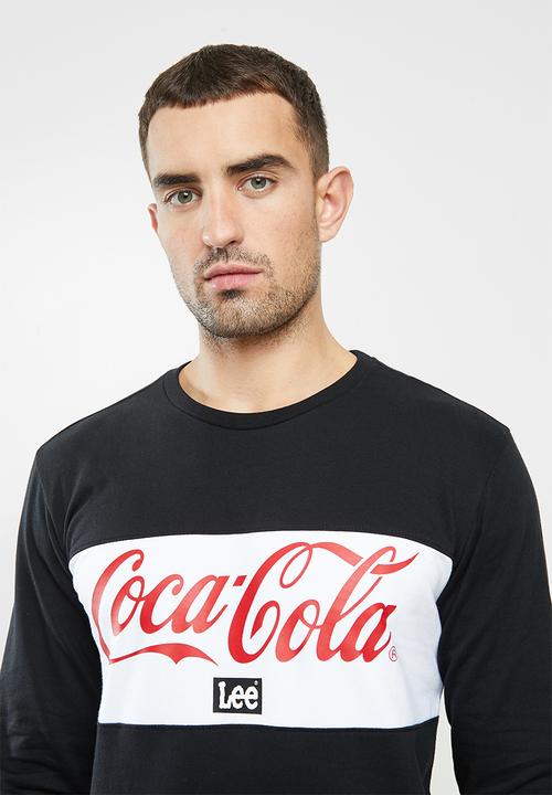 Lee  - Split panel coke sweat - black