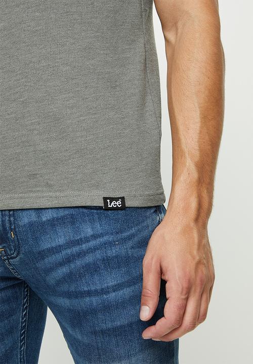 Lee  - Icon melange polo - grey