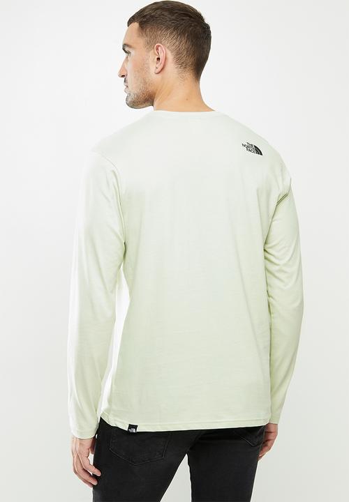 The North Face - Long sleeve fine tee - green