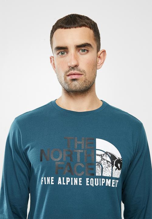 The North Face - Long sleeve image ideals tee - blue