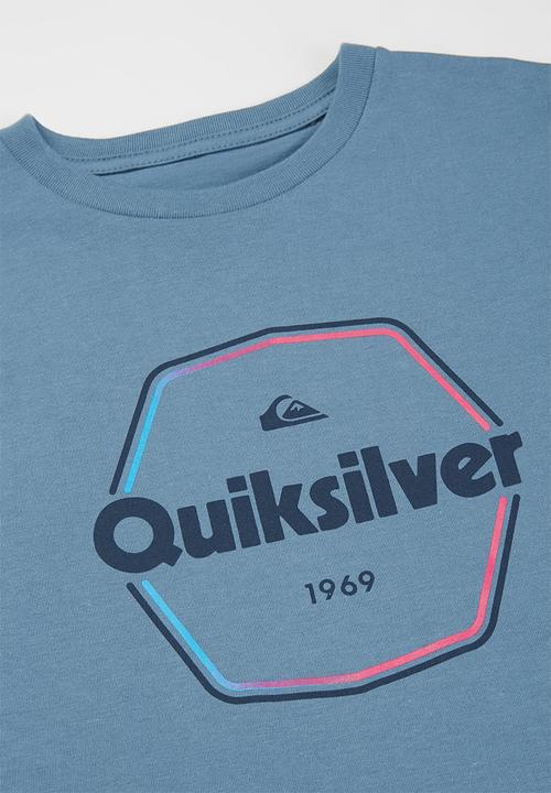 Quiksilver - Hard wired short sleeve - blue