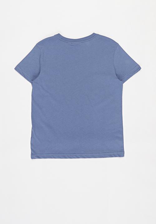 adidas Originals - Trefoil tee - blue & white