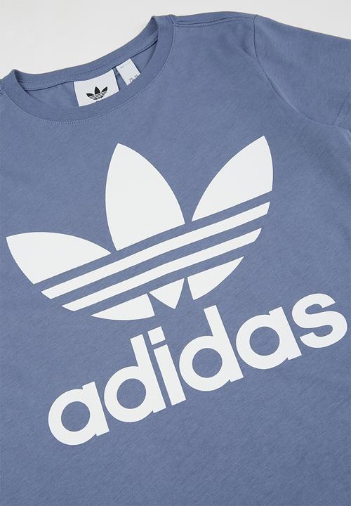 adidas Originals - Trefoil tee - blue & white