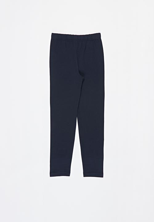 Rebel Republic - Girls 2 pack leggings - navy & grey 