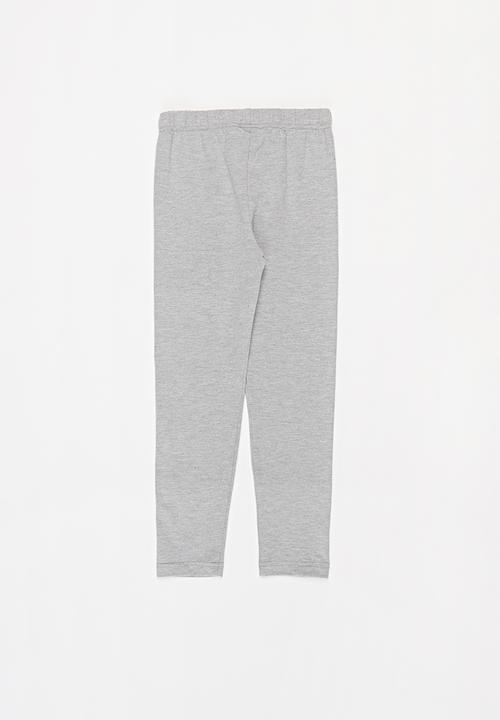 Rebel Republic - Girls 2 pack leggings - navy & grey 