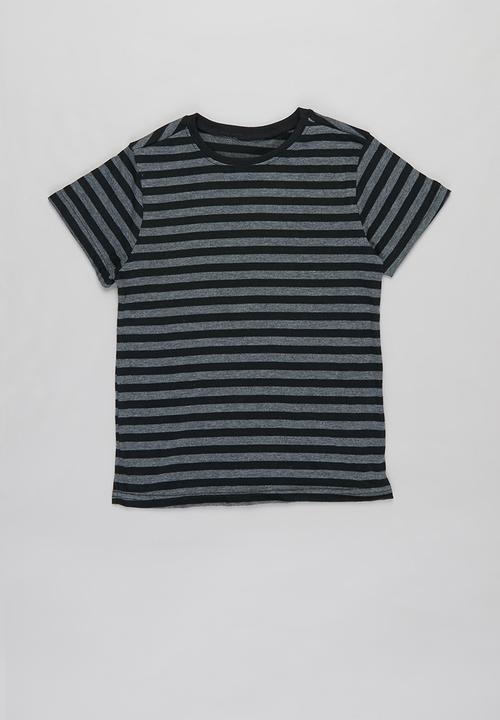 Rebel Republic - Boys 2 pack short sleeve stripe tees - multi