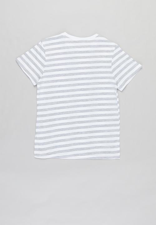 Rebel Republic - Boys 2 pack short sleeve stripe tees - multi