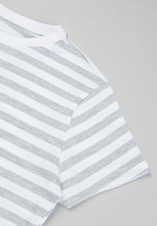 Rebel Republic - Boys 2 pack short sleeve stripe tees - multi