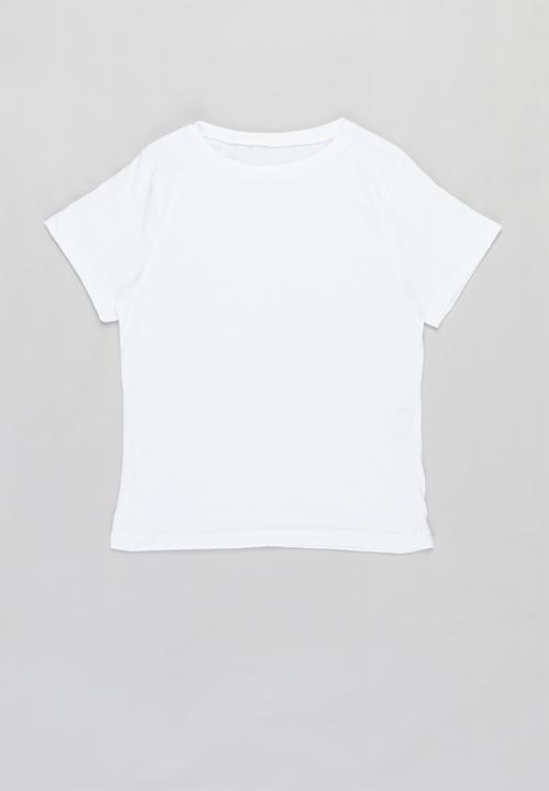 Rebel Republic - Girls 2 pack stripe tees - black & white 