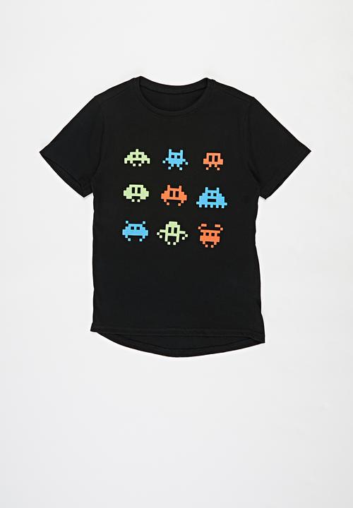 Rebel Republic - Boys short sleeve styled tee - black
