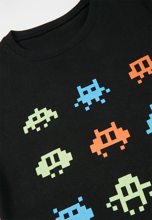 Rebel Republic - Boys short sleeve styled tee - black