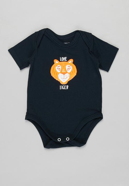 Superbalist Kids - 2 pack babygrow - navy & white