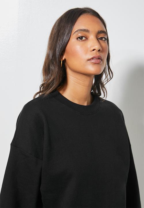 Superbalist - Balloon sleeve sweat - black