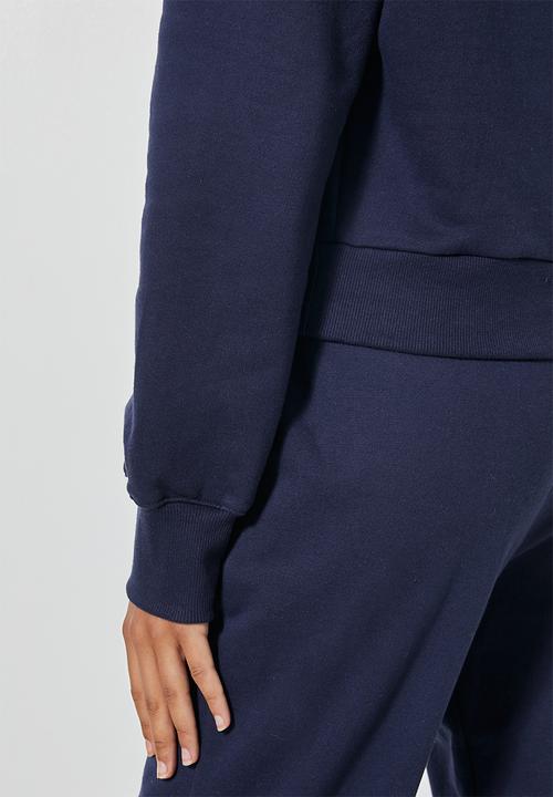 Superbalist - Crop hoodie - navy 