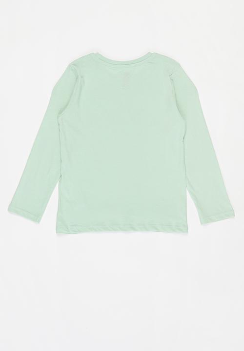 Cotton On - Penelope long sleeve tee - duck egg
