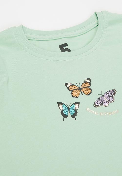 Cotton On - Penelope long sleeve tee - duck egg