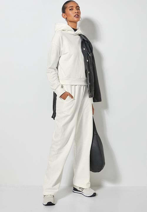 Superbalist - Crop hoodie - cream 