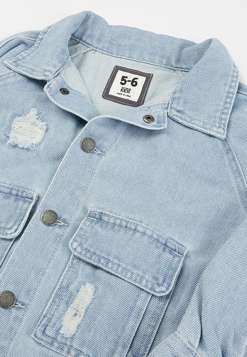 Cotton On - Tobi utility denim jacket - blue