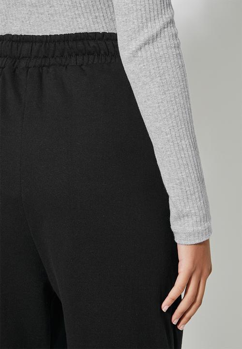 Superbalist - Tapered track pants - black