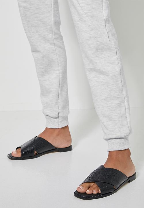 Superbalist - Rib cuff track pants - grey