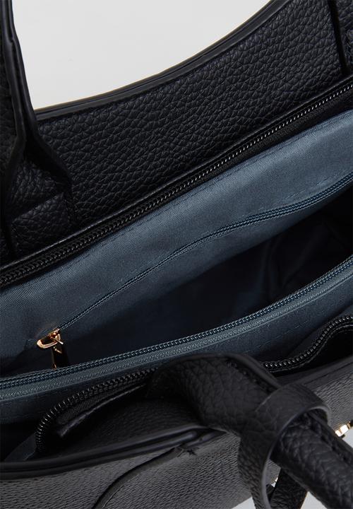 Seduction - Stud detail tote - black