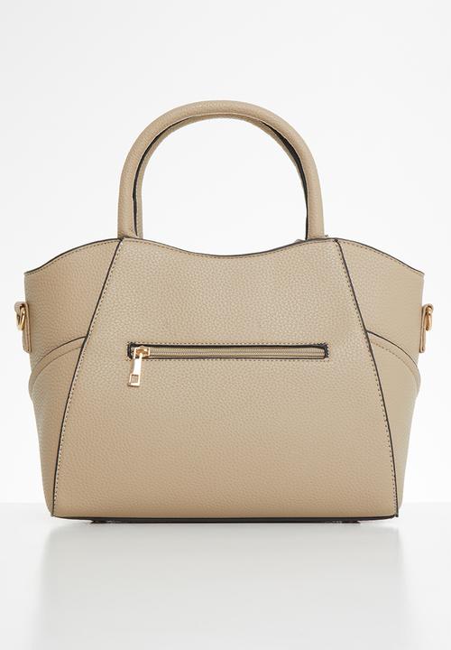 Seduction - Stud detail tote - taupe