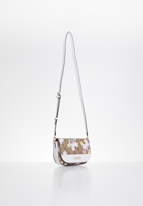 GUESS - Sosie mini crossbody flap - brown 