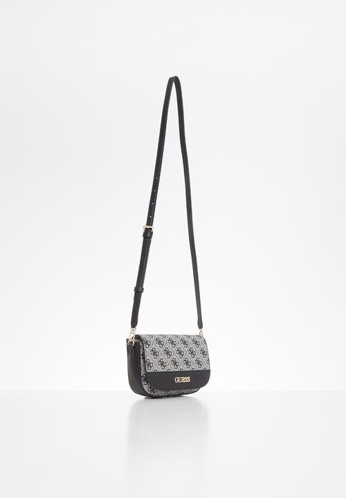 GUESS - Sosie mini crossbody flap - black