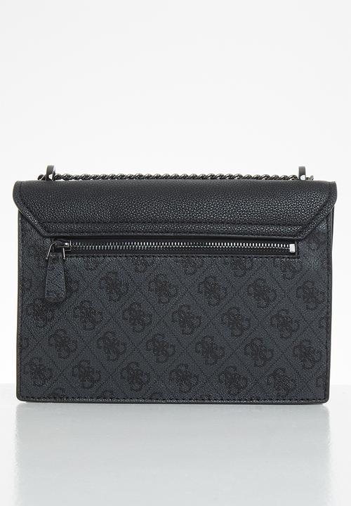 GUESS - Valy convertible xbody flap - charcoal 